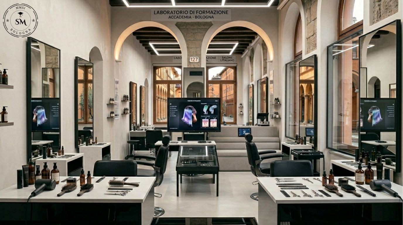 Atelier Schola Mastro a Bologna — laboratorio di acconciatura